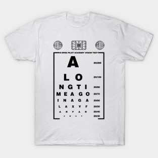 X-wing pilot academy vision test T-Shirt